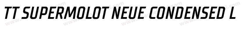 TT SUPERMOLOT NEUE CONDENSED LIGHT字体转换